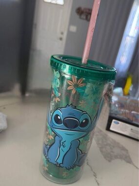Stitch Floral Double-Wall Tumbler